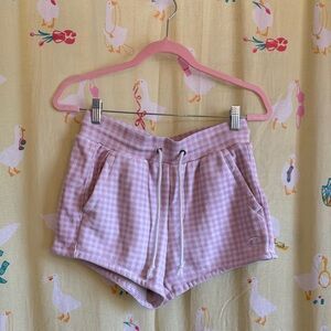 Champion Women's Pink Checkered Athletic Shorts